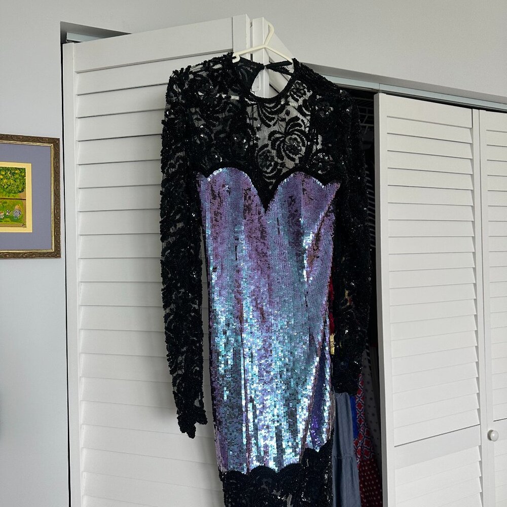 Riazee sequined cocktail dress